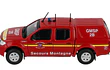NISSAN NAVARA BOMBEROS ESCALA 1/43 MARCA IXO