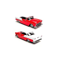 CHEVROLET BEL AIR ROJO MARCA MAJORETTE ESCALA 1/64