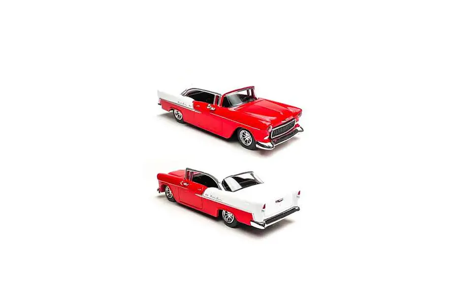 CHEVROLET BEL AIR ROJO MARCA MAJORETTE ESCALA 1/64