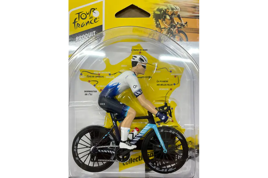 BICICLETA EQUIPO TEAM MOVISTAR  1/18, SOLIDO
