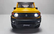 SUZUKI JIMNY AMARILLO MARCA QY TOYS ESCALA 1-24 LUCES LED