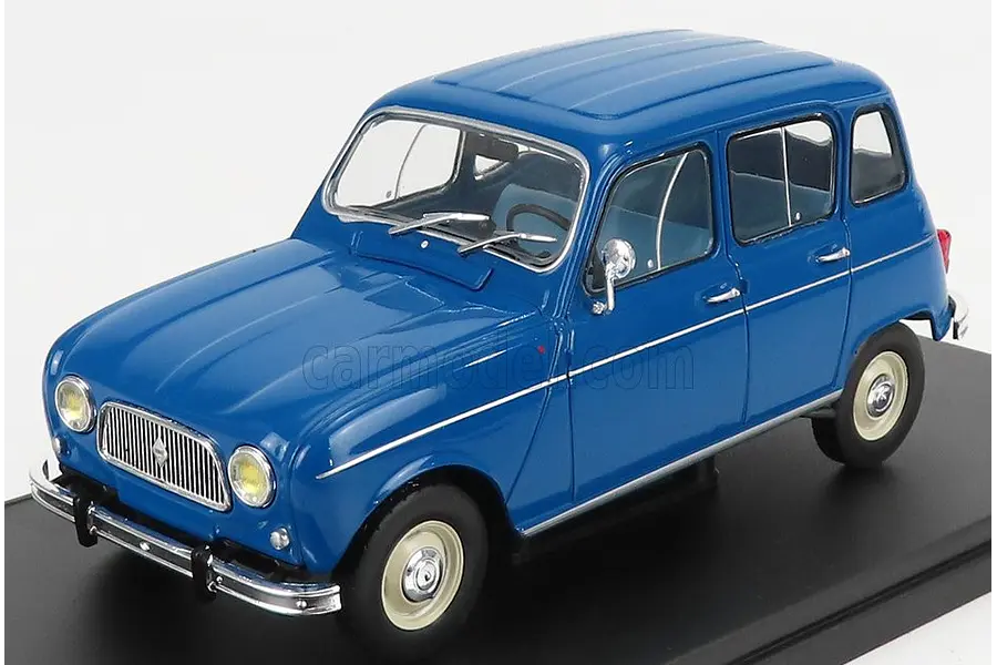 Renault 4 azul, Ixo, Escala 1-24 en ACRILICO