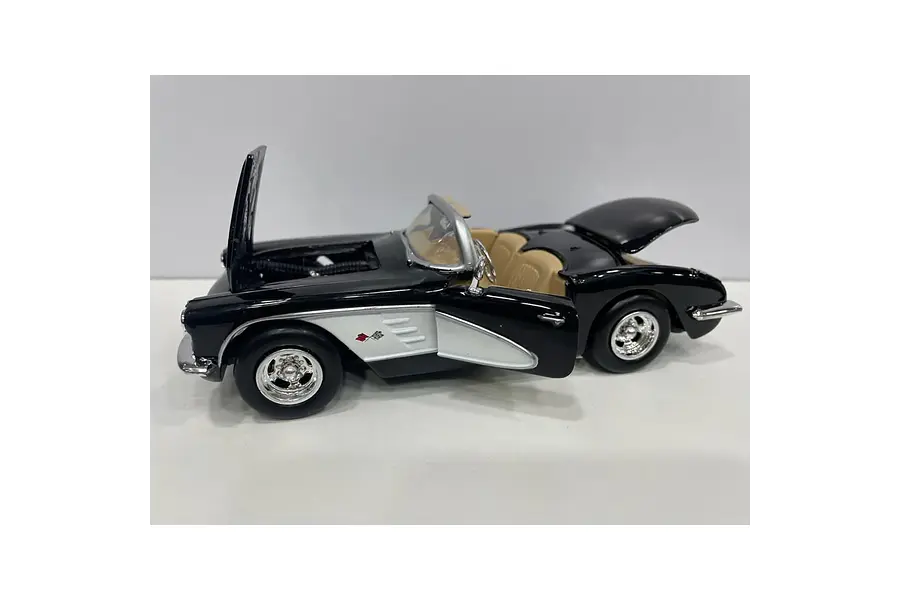 Chevrolet Corvette 1957 NEGRO MOTORMAX, Escala 1-24