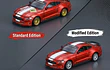 Ford Mustang GT 2018 1/43 ROJO CON ACCESORIOS PARA DETAILING