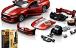 Ford Mustang GT 2018 1/43 ROJO CON ACCESORIOS PARA DETAILING