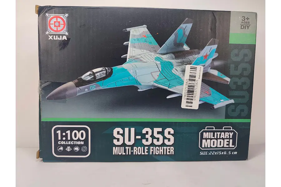 SU 35 , escala 1/100 para armar, marca XUJA