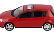 VOLKSWAGEN GOLF GTI ROJO Escala 1/43 marca CARARAMA