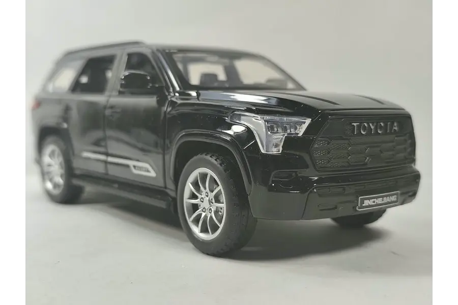 TOYOTA SEQUOIA NEGRA JINCHEJIANG , ESCALA 1/24 , 