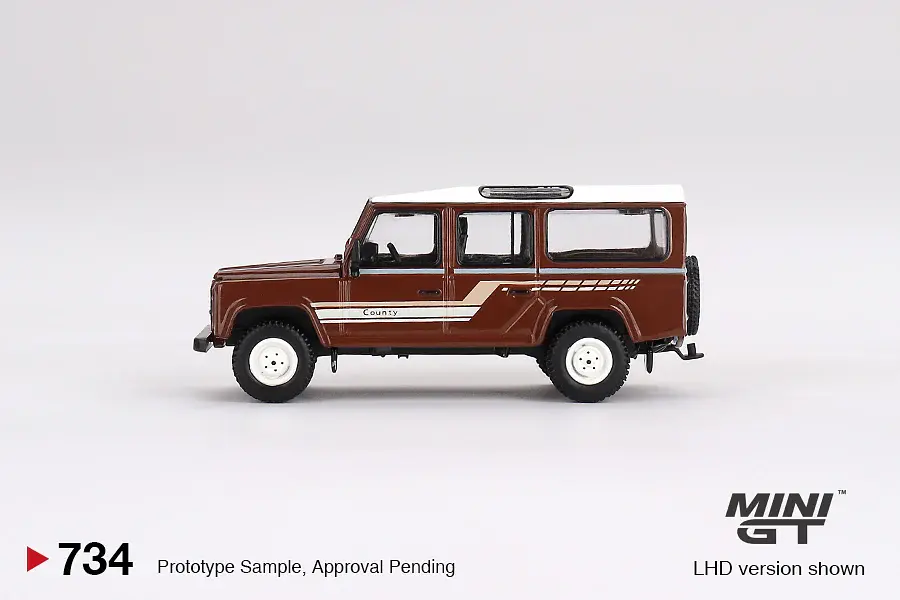 LAND ROVER DEFENDER 110 1985, MINI GT 1/64