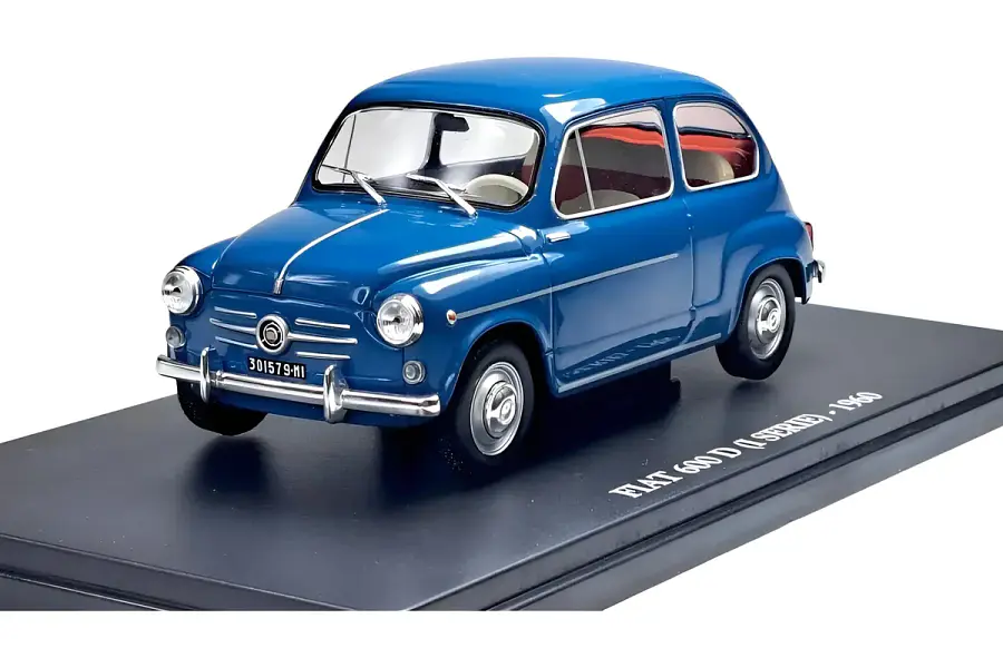 FIAT 600 1960 SERIE 1, ESCALA 1/24 IXO