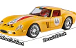Ferrari 250 GTO, AMARILLO Escala 1/32, luces y sonidos-
