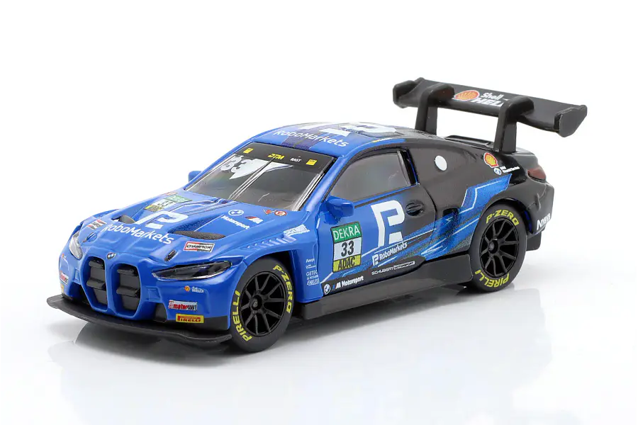 BMW M4 GTE EVO #33 RENE RAST, MARACA MAJORETTE 1/64