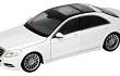 MERCEDES BENZ CLASE S BLANCO, ESCALA 1/24, MARCA WELLY