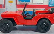 Jeep Willys 1941  rojo Escala 1/36, marca welly