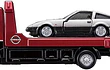 NISSAN FAIRLADY Z31 + CAMABAJA NISSAN, ESCALA 1/64 TOMICA