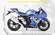 SUZUKI GSX R 1000  MARCA CCA Escala 1-12