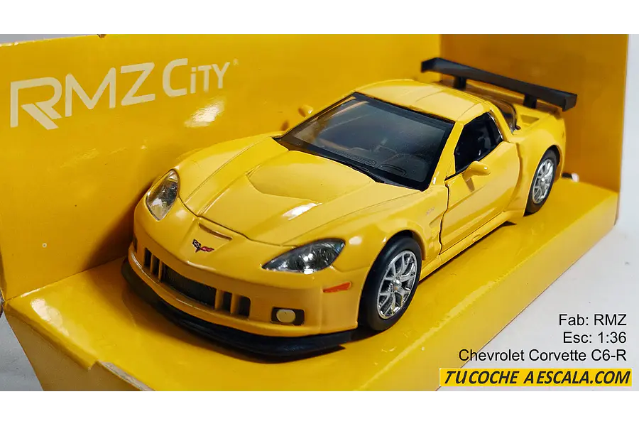 Chevrolet Corvette C6-R, ROJO Escala 1/36 