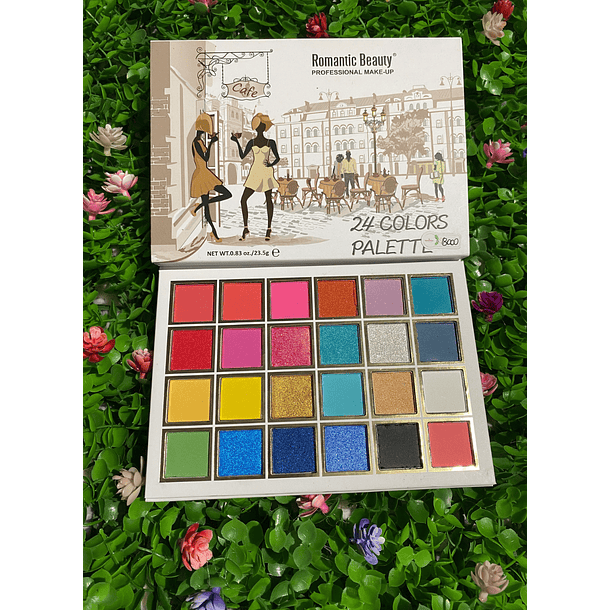Paleta de sombras 24 colors - Romantic Beauty 