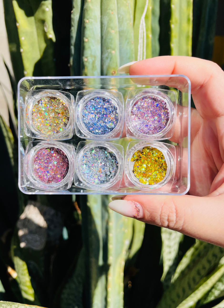 Set Glitters 6 pcs