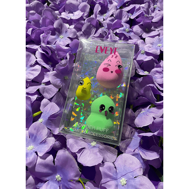Esponjas de maquillaje (3pz) - TEB 