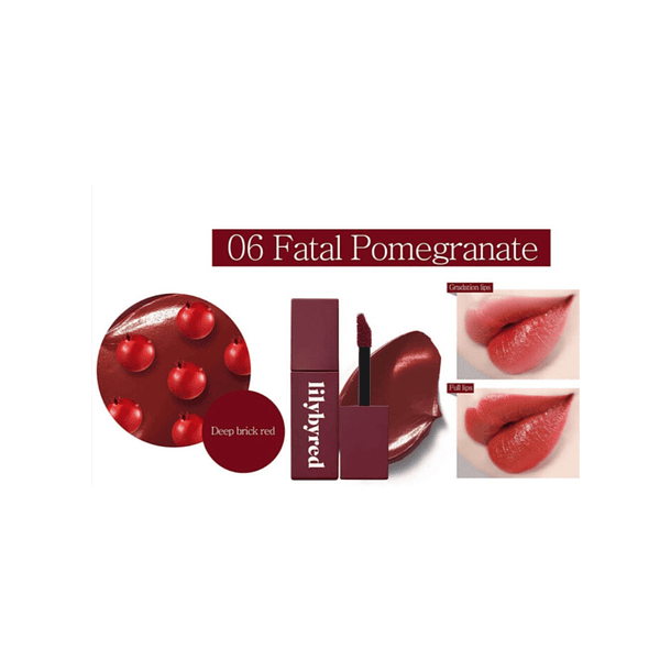 Mood Liar Velvet Tint #6 Fatal Pomegranate - Lily By Red  
