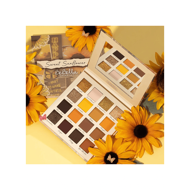 Paleta de Sombras Sweet Sun flower - Be Bella  