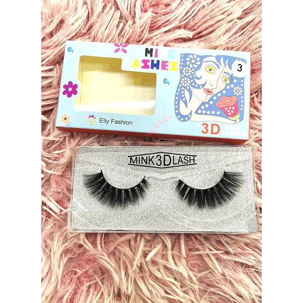 Pestañas Postizas Mexico Mod. 3 - Elly Fashion 