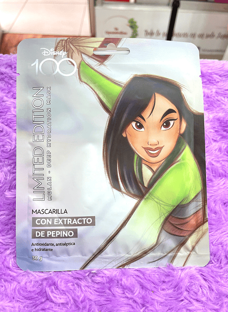 Mascarilla Deep Hydration Mulan - Disney 100 