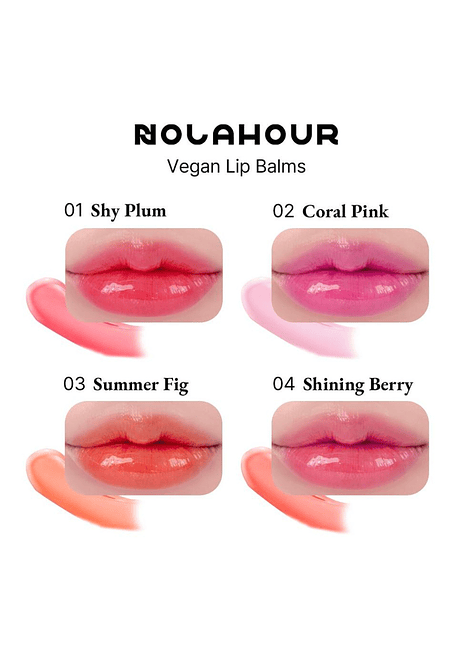 Glowing Color Lip Balm Shining Berry - Nolahour