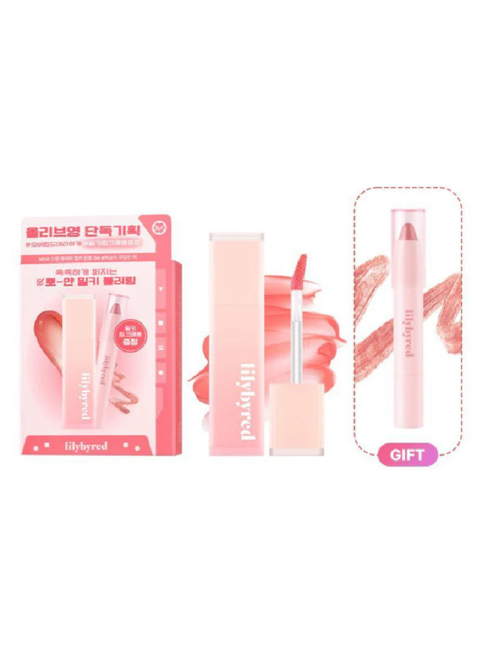 Sweet Liar Milky Tint Milky Lip Crayon Set 04 peach Pudding