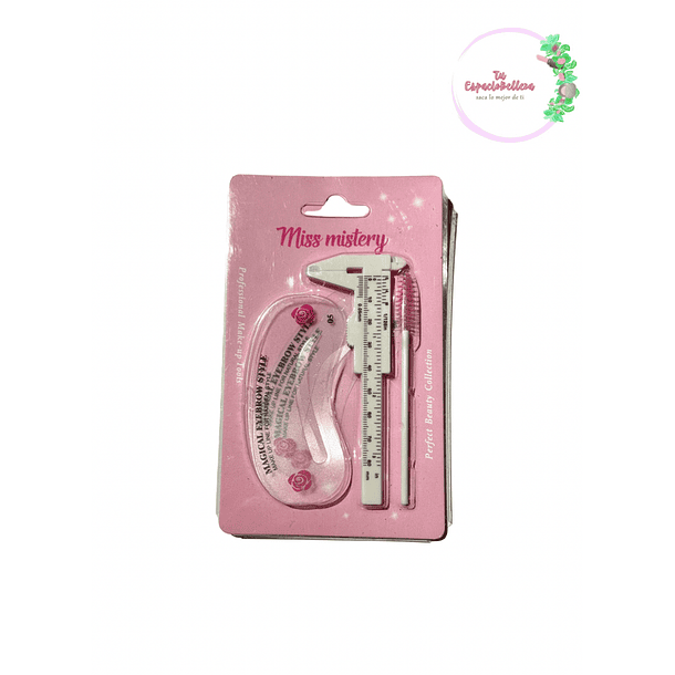 Set Medidor de cejas  