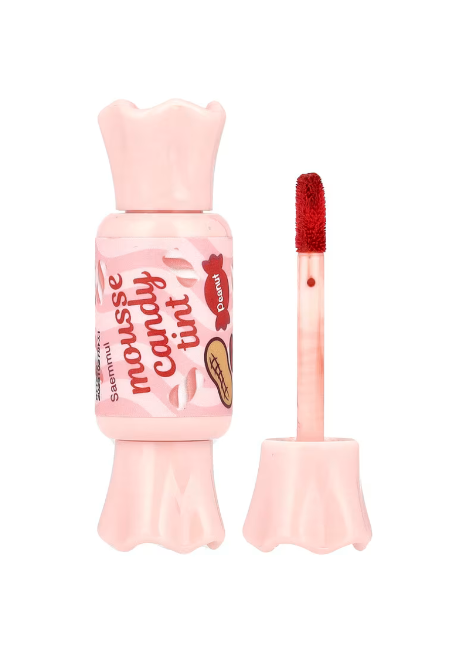 Tinte labial “Candy Lip Tint Mousse” Peanut - The Saem