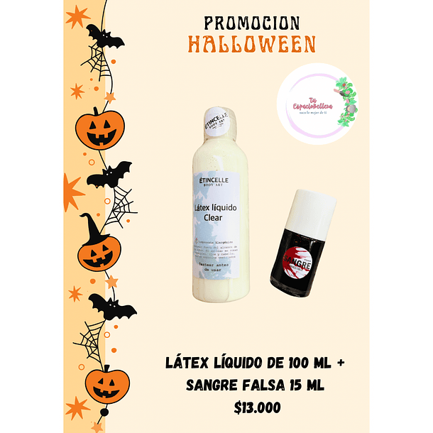 Pack Latex Liquido + Sangre - Etincelle  