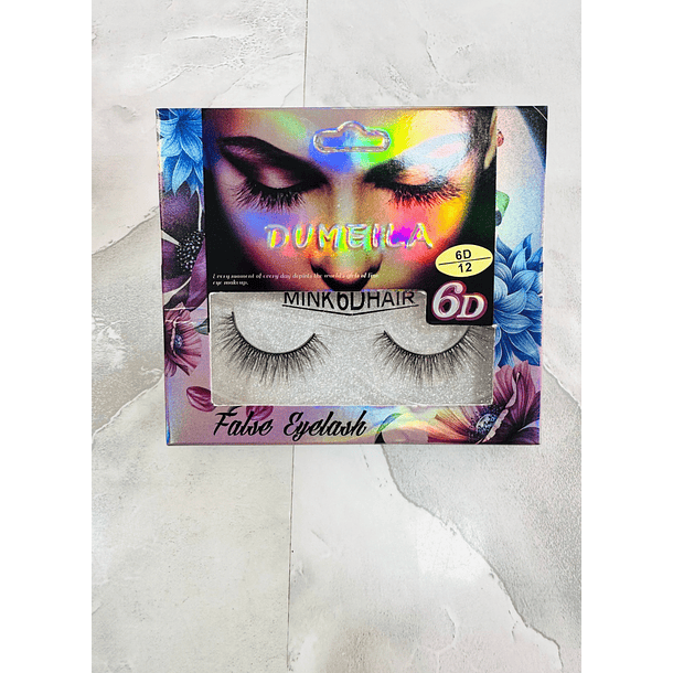 Pestañas Postizas 12/6D 