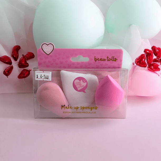 Set 2 esponjas + borla 