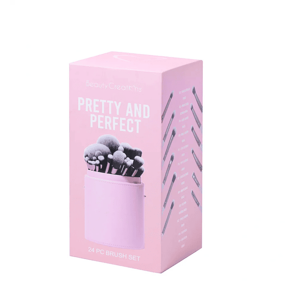 JUEGO DE BROCHAS DE 24 PIEZAS PRETTY AND PERFECT 1