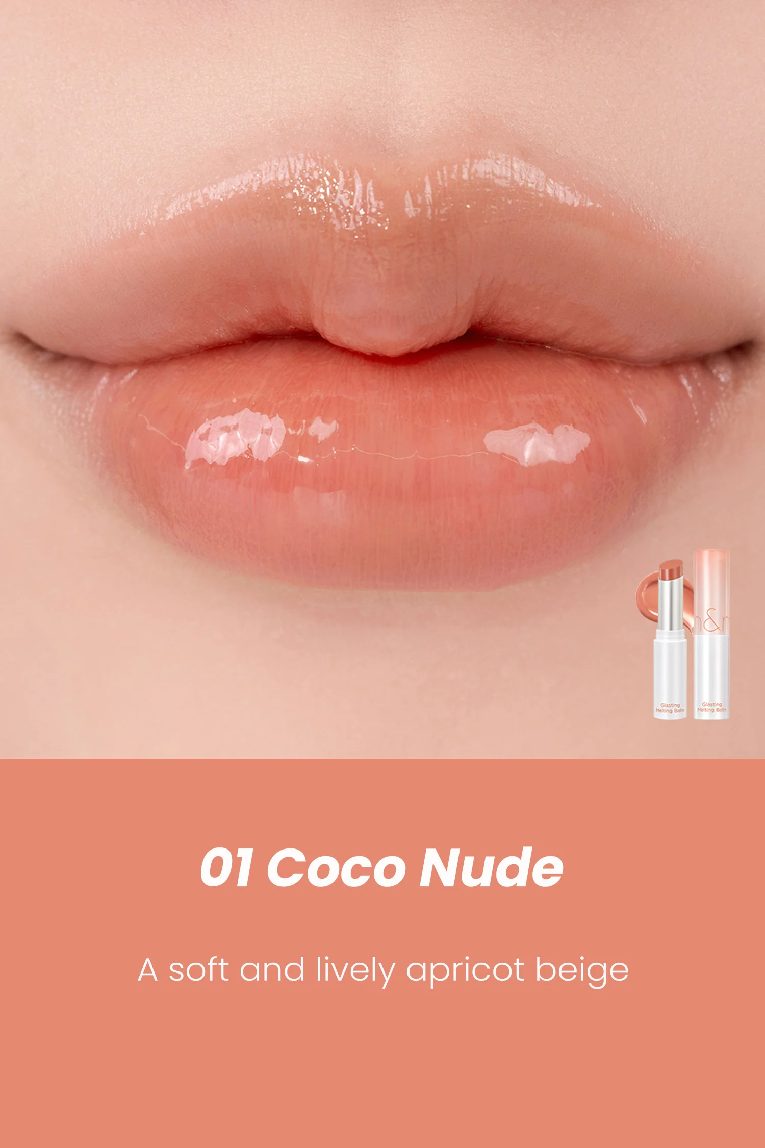 Glasting Melting Balm Tono 01 Coco Nude