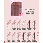 Set de delineadores wooden (12 unidades) - beauty creations  2