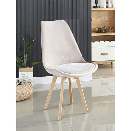 Silla Tulip Velvet Beige