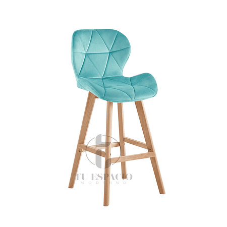 Taburete Eiffel Velvet Menta