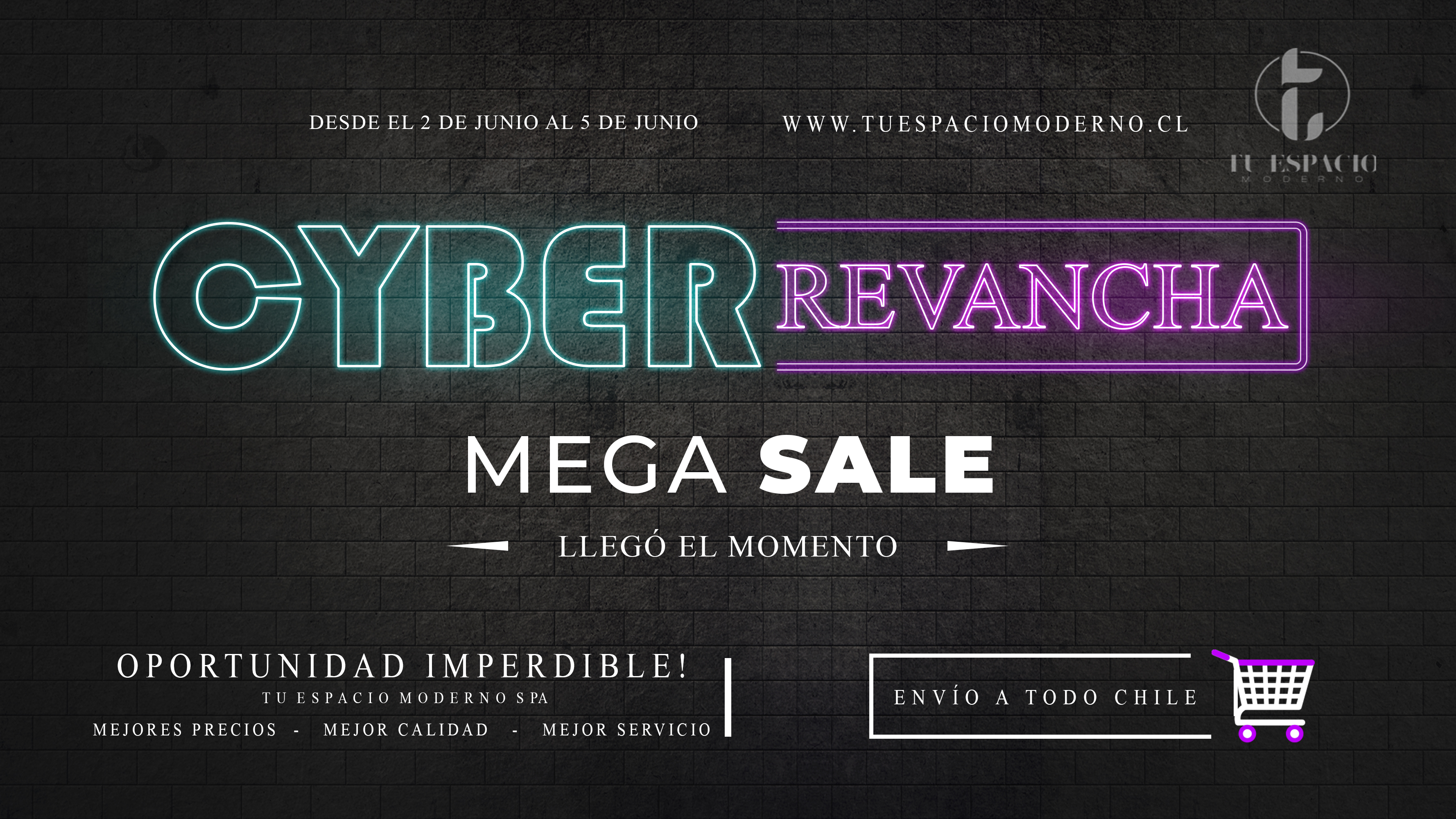 CYBER DAY CHILE 2022 ¡OFERTAS CYBER! | TUESPACIOMODERNO.CL