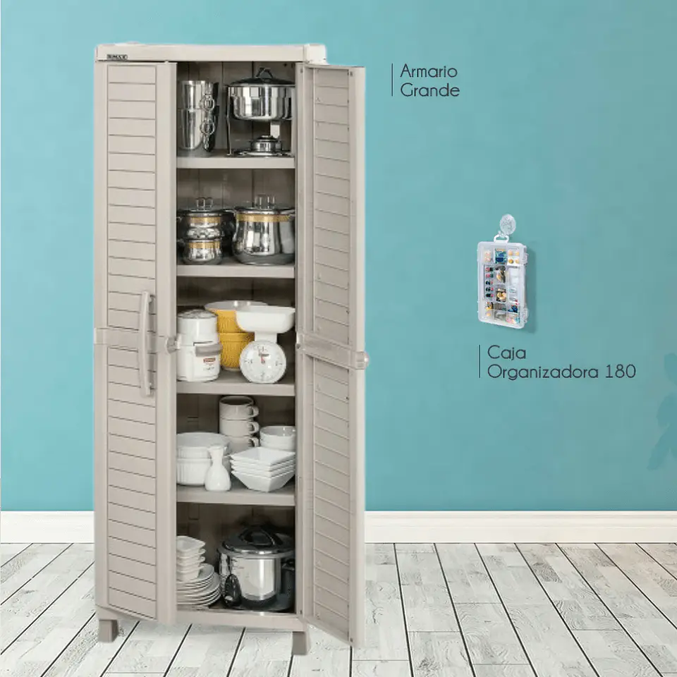 Armario Grande Barú Con Caja Organizadora 180mm 2