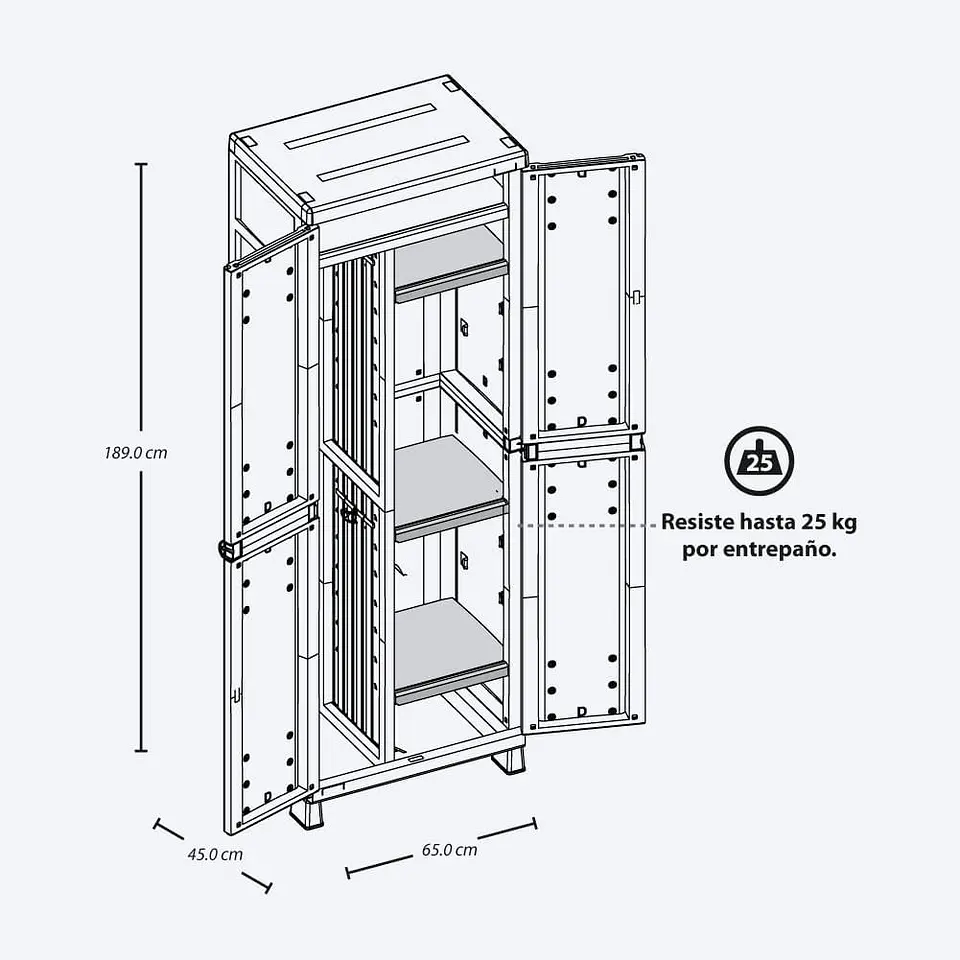 Armario Multiuso Barú 3