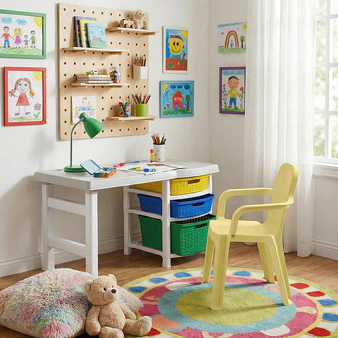 Combo estudio infantil, 1 Escritorio, 1 Silla NIÑOS