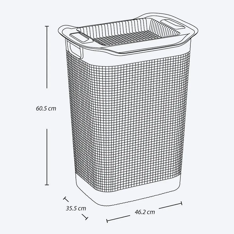 Cesta para Ropa Linum con Tejido Premium 4