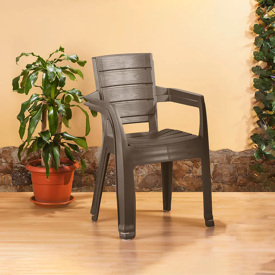 Silla Barú Con Brazos X 2 Und 4