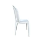 Silla Plástica económica sin Brazos Santiago Blanca Perla - Miniatura 4