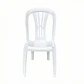 Silla Plástica económica sin Brazos Santiago Blanca Perla - Miniatura 1