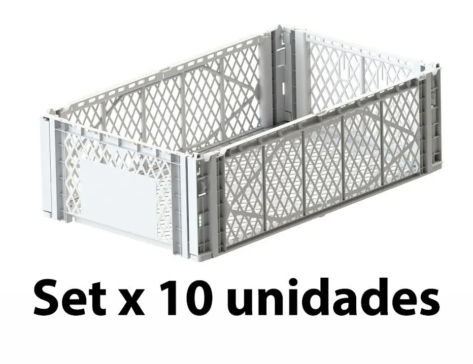 Canastilla plegable ser por 10 unidades 1