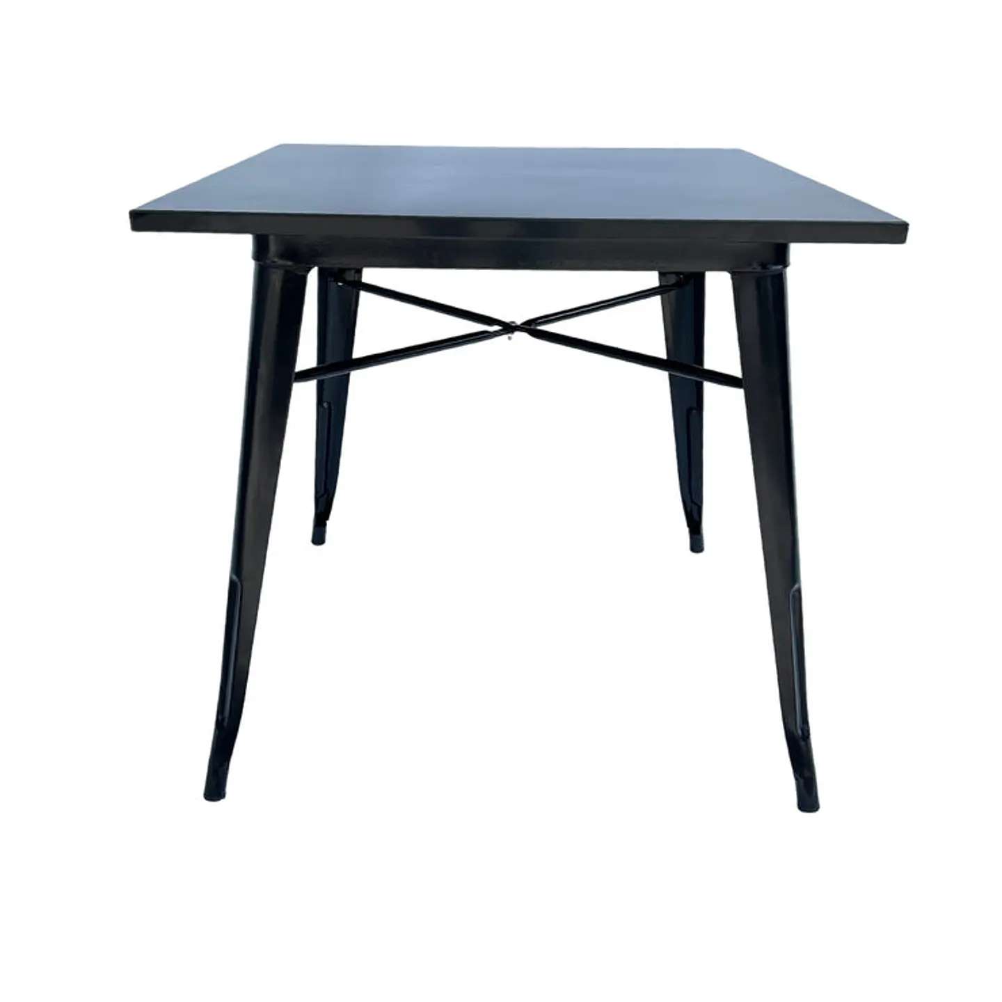 Mesa Metálica Cuadrada Valencia Negra 4